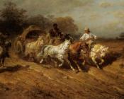 阿道夫 施赖尔 : A Wallachian Caravan on the Open Road